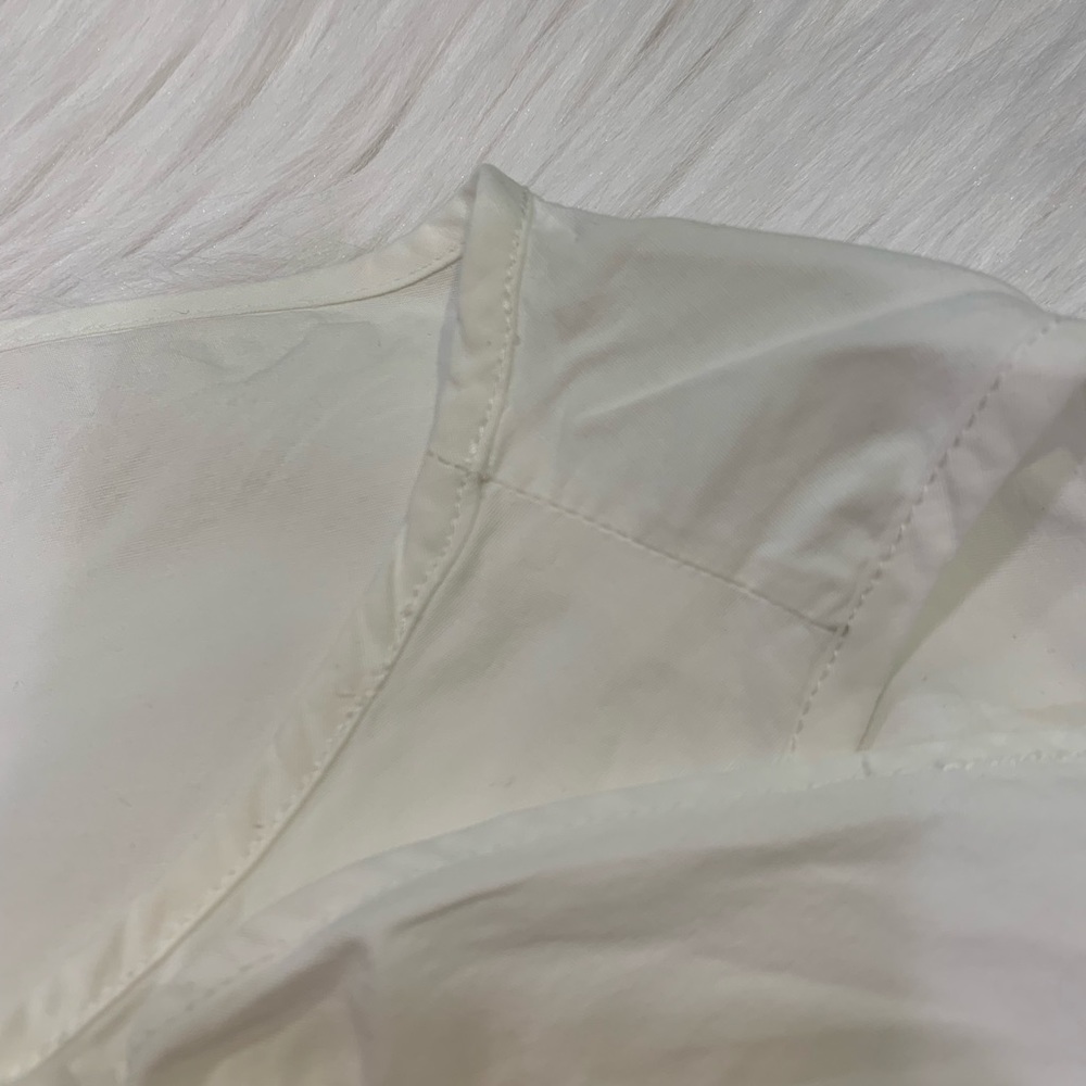Michael Kors White Ruffle Blouse - Picture 4 of 5
